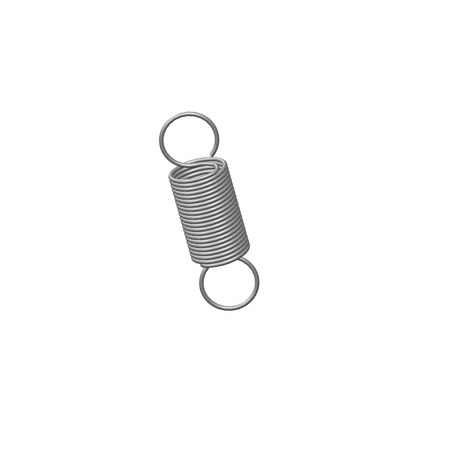 Approved Vendor Extension Spring, O= .109, L= .38, W= .008 G709976726